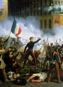 Battle in the Rue de Rohan, 28th July 1830 (detail)